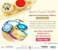 Agate Crystal Rakhi (Special Combination Offers) For Brother